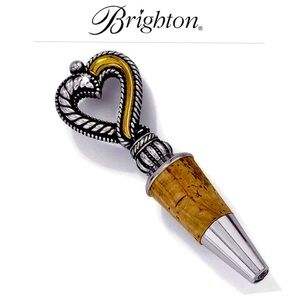BRIGHTON COLLECTIBLES CALLIE WINE STOPPER/ BRAND NEW, NEVER USED